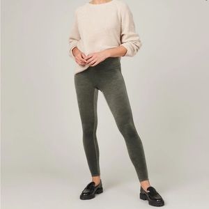 SPANX | Velvet Leggings {Dark Palm}